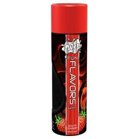 Разогревающий лубрикант Fun Flavors 4-in-1 Seductive Strawberry с ароматом клубники - 316 мл.